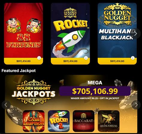 golden nugget online casino games.